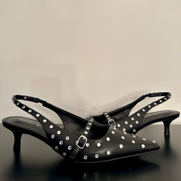 Madden Girl Shoes - Madden Girl Studded Slingback Heels 9.5